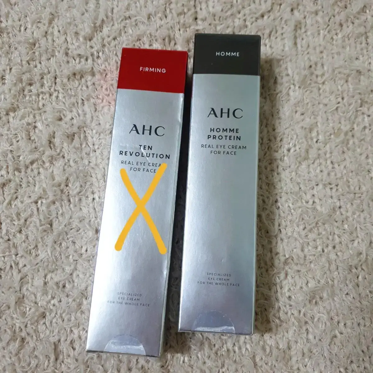 (새상품) AHC 옴므 프로틴 리얼 아이크림 포 페이스 35ml