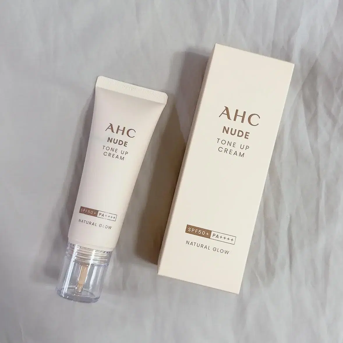 (gs반택무료) AHC 누드 톤업 크림 내추럴 글로우 40ml