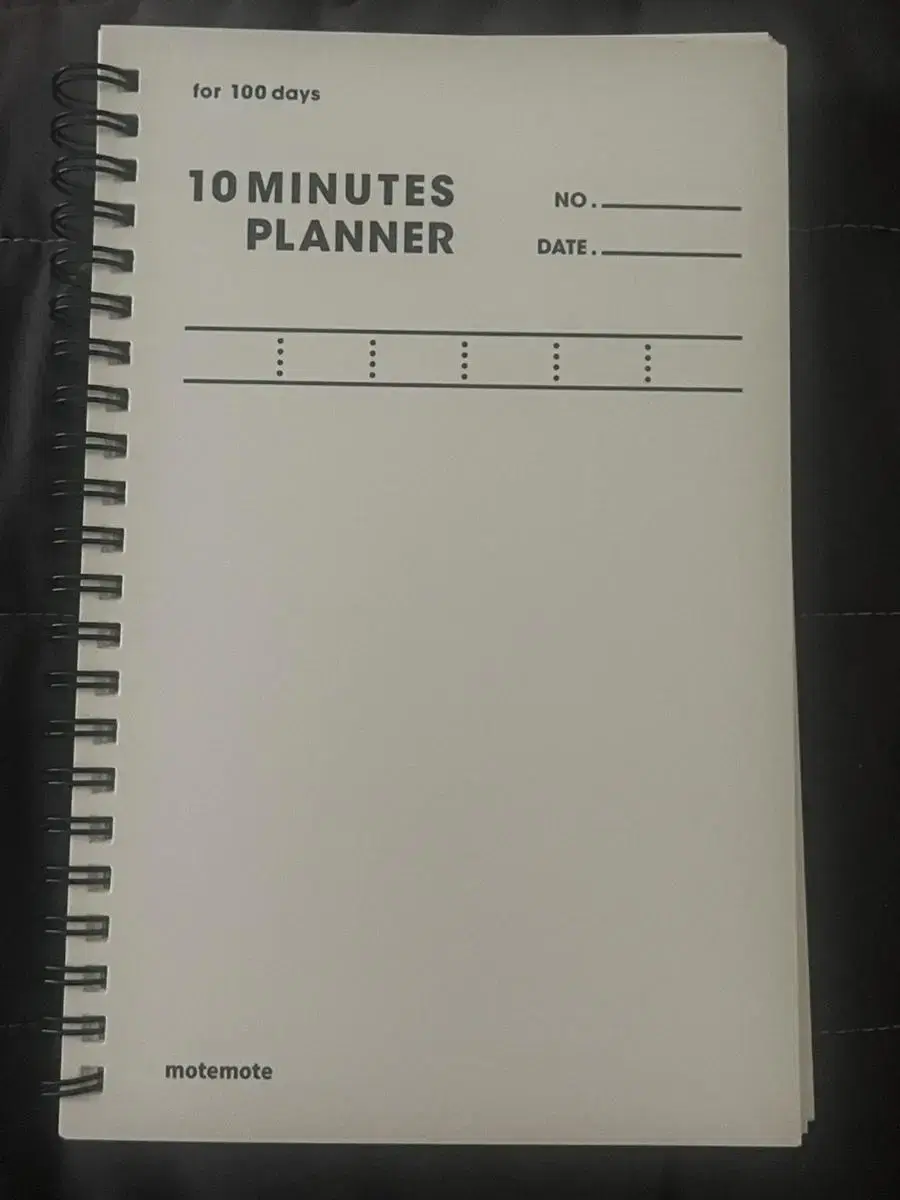 Mottmott Ten Minute Study Planner 100day