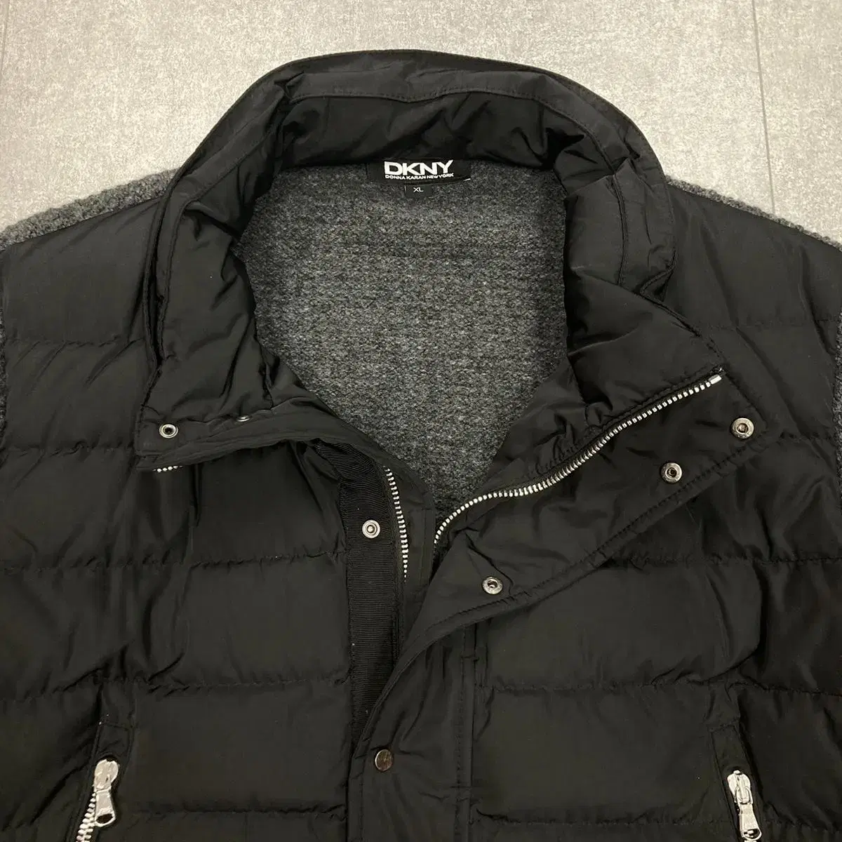 (XL)DKNY 패딩 니트자켓