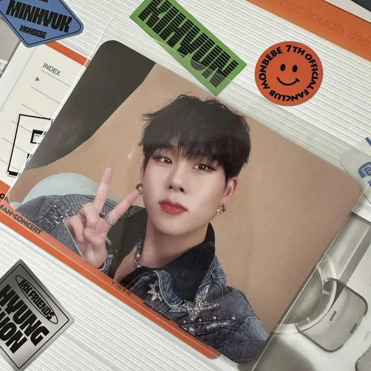 Monsta X 7th fan con ssq pre-order benefit photocard wts Jooheon