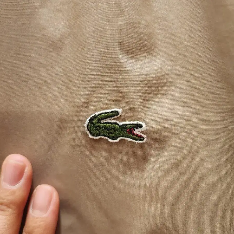 라코스테 Lacoste 싱글 레이어 경량 나일론 재킷