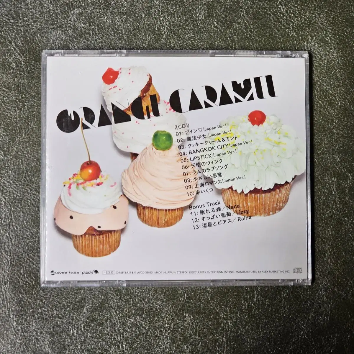 오렌지캬라멜 Orange Caramel 일본 포토카드 CD 중고