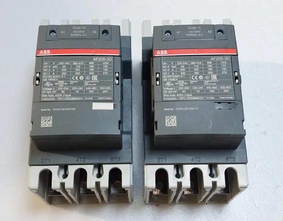 ABB AF205-30 3P 3층 접촉기 (재고2대) 대당가격