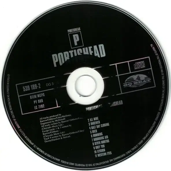 Portishead - Portishead (CD) 한국반 민트급 중고