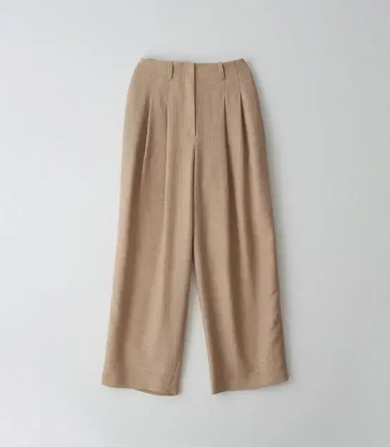 rrace One Tuck Wide Pants_Beige