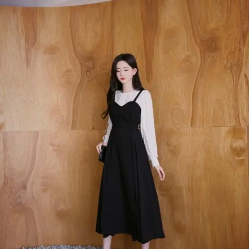 밀크코코아 Romantic buckle dress