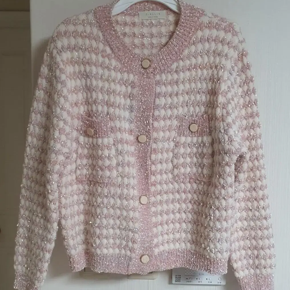 밀크코코아 romantic tweed kint cardigan