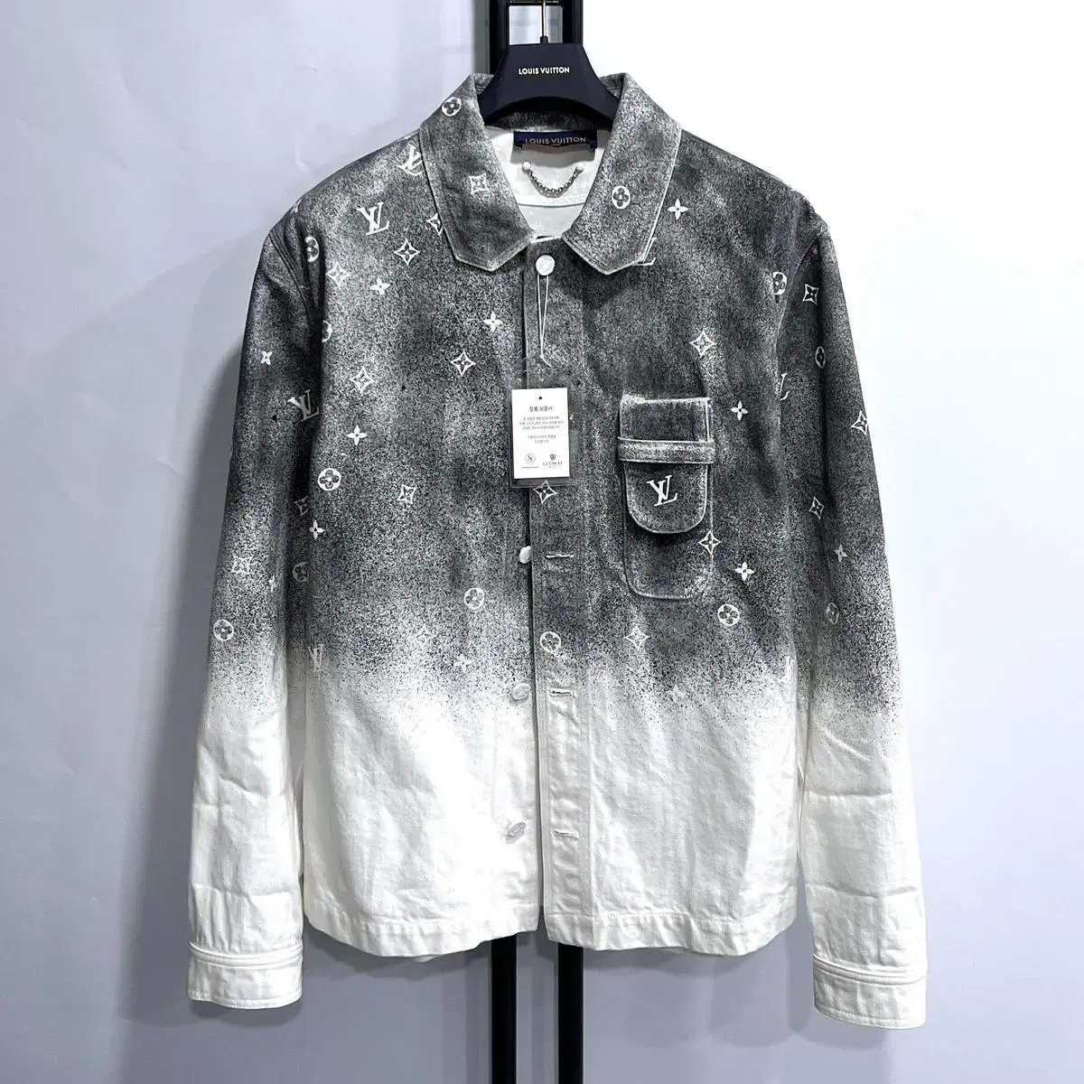 [4L] Louis Vuitton Workwear Denim Gradation Shirt Jacket