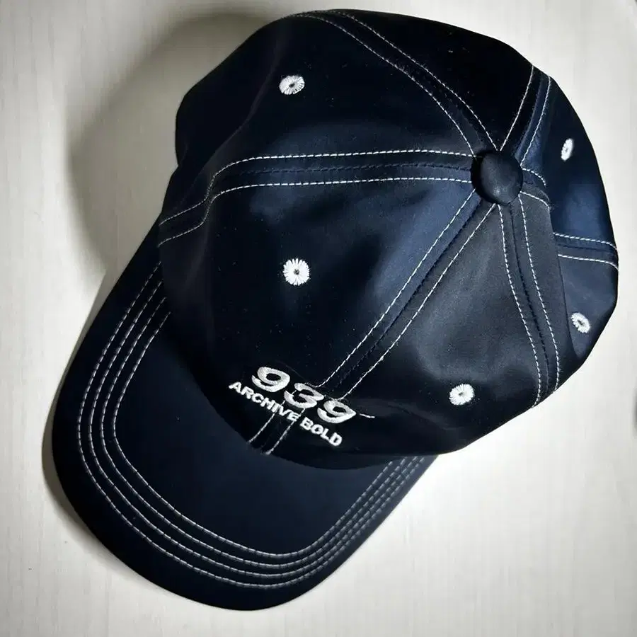 939 STITCHED 6-PANEL CAP (NAVY)