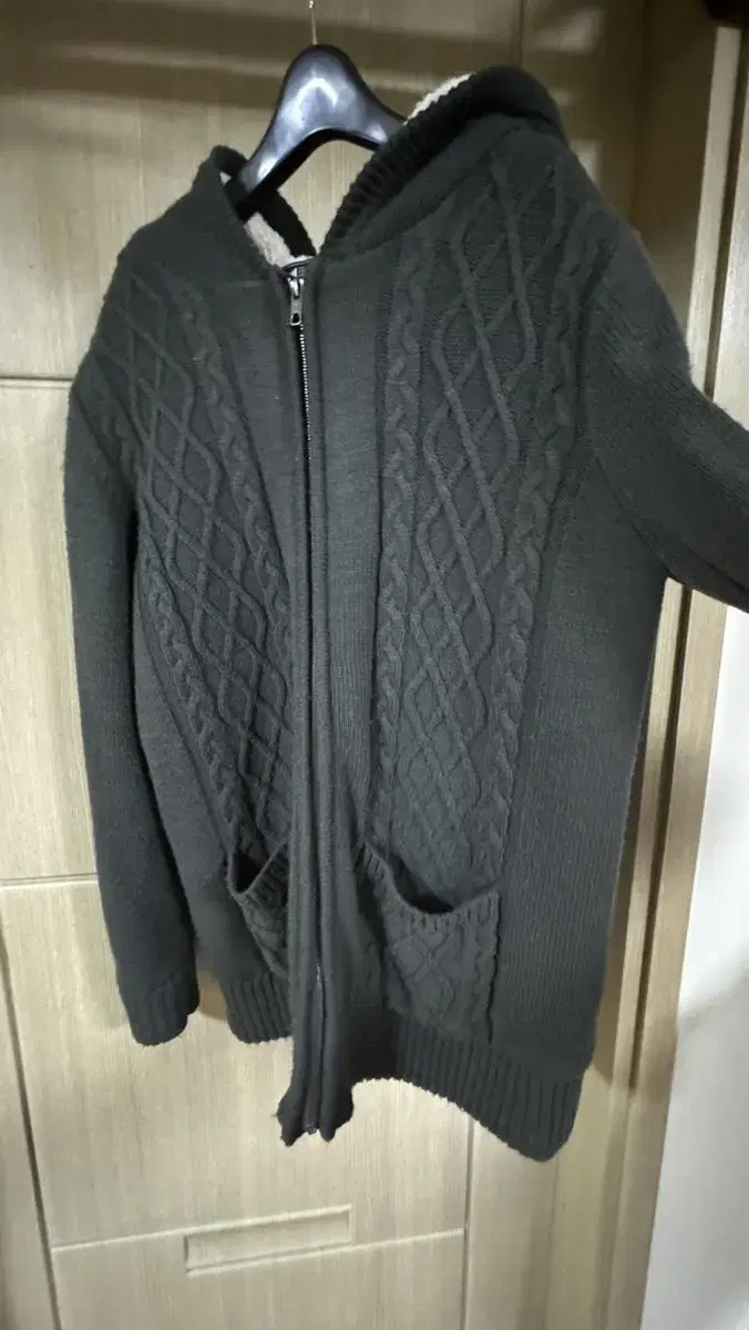 NII fleece brushed hoodie zip-up 95