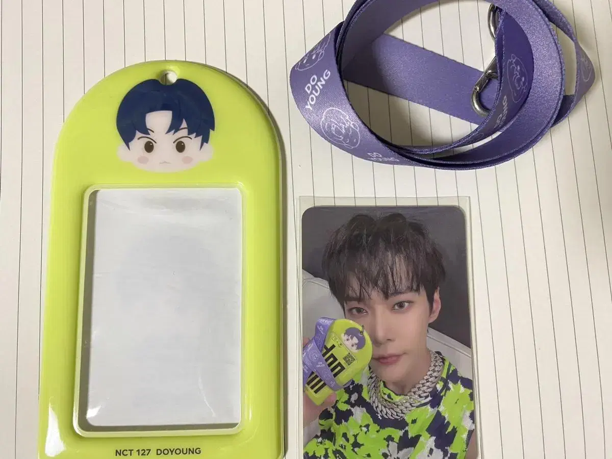 Everland nct doyoung photocard photocard holder WTS