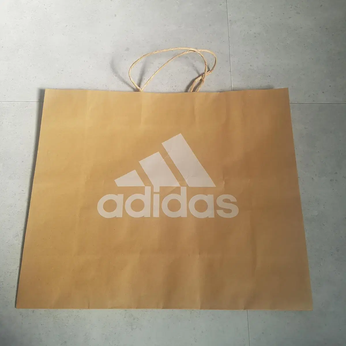 아디다스 adidas 쇼핑백 종이 가방 41x35x14 크라프트