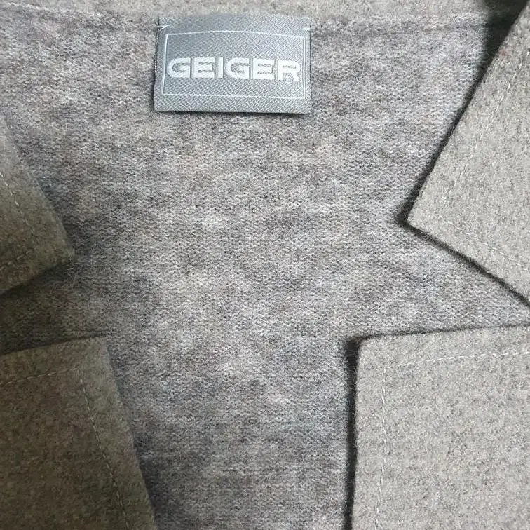 가이거 GEIGER 알파카 블렌드 배색 롱 가디건 (40)