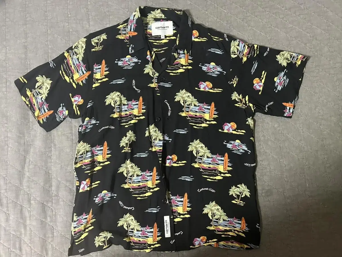 Calhart Whip WIP Hawaiian Short Sleeve Shirt