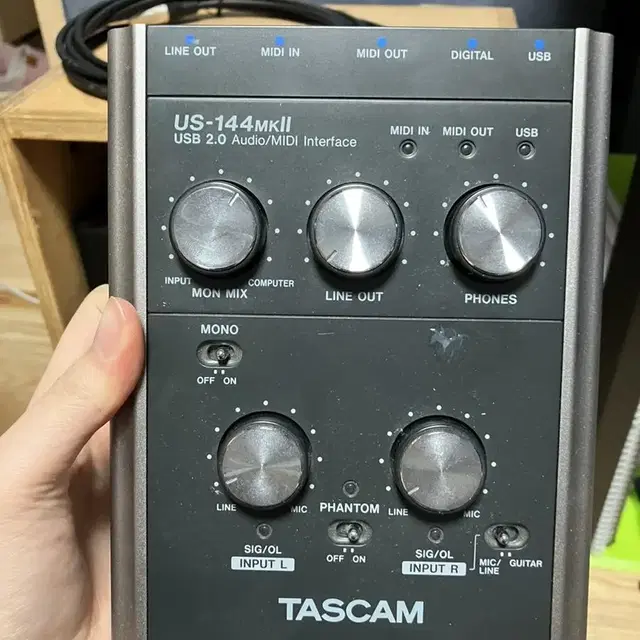 Tascam 오디오인터페이스 팝니다! 오인페