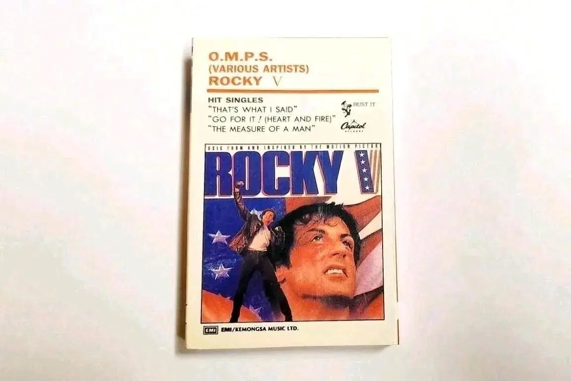 실베스터스탤론 영화 록키 Rocky 5 OST 영화음악 카세트테이프