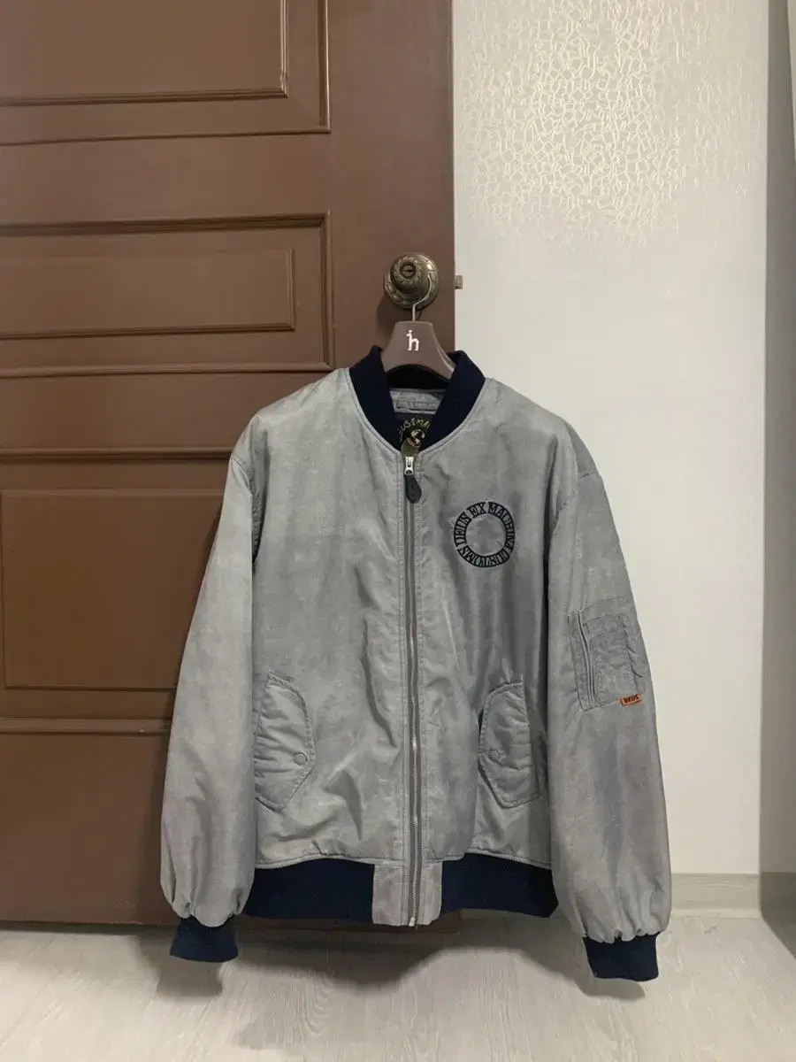 (2XL) Deus Sage Color Bomber MA-1