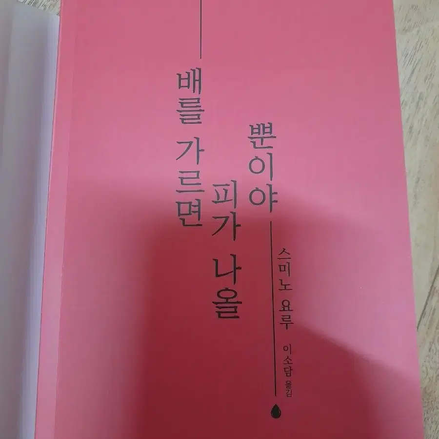 스미노 요루-배를 가르면 피가 나올 뿐이야