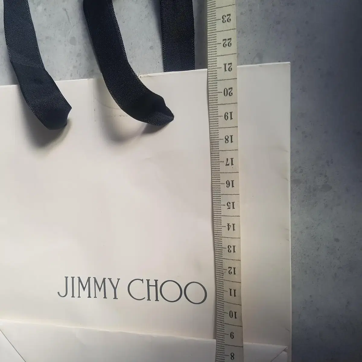 지미츄 JIMMY CHOO 쇼핑백 종이 가방 16x21x8