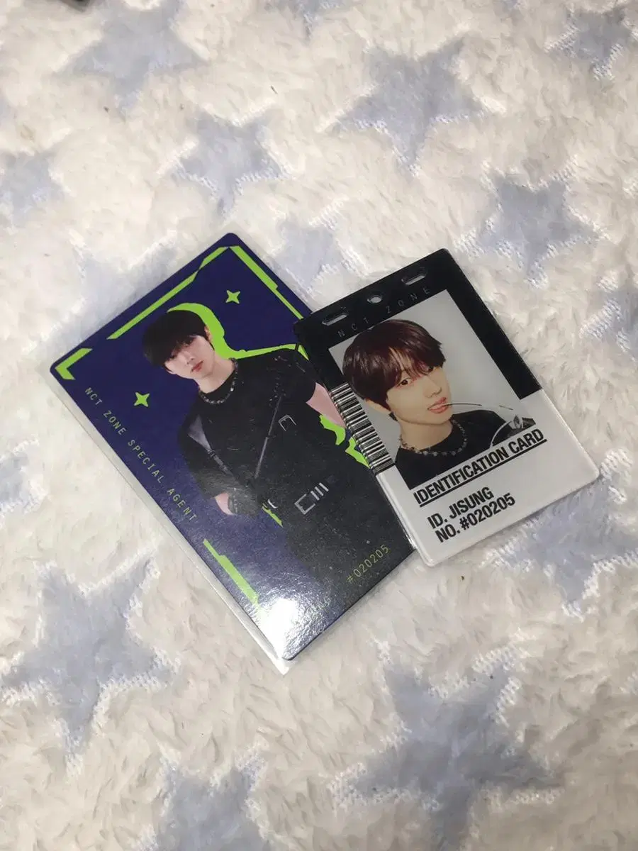 Price reduction)NCT Zone jisung Agent Card Keyring