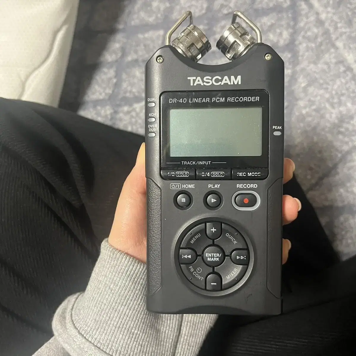 타스캠 tascam dr-40 dr-07 dr-05 녹음기