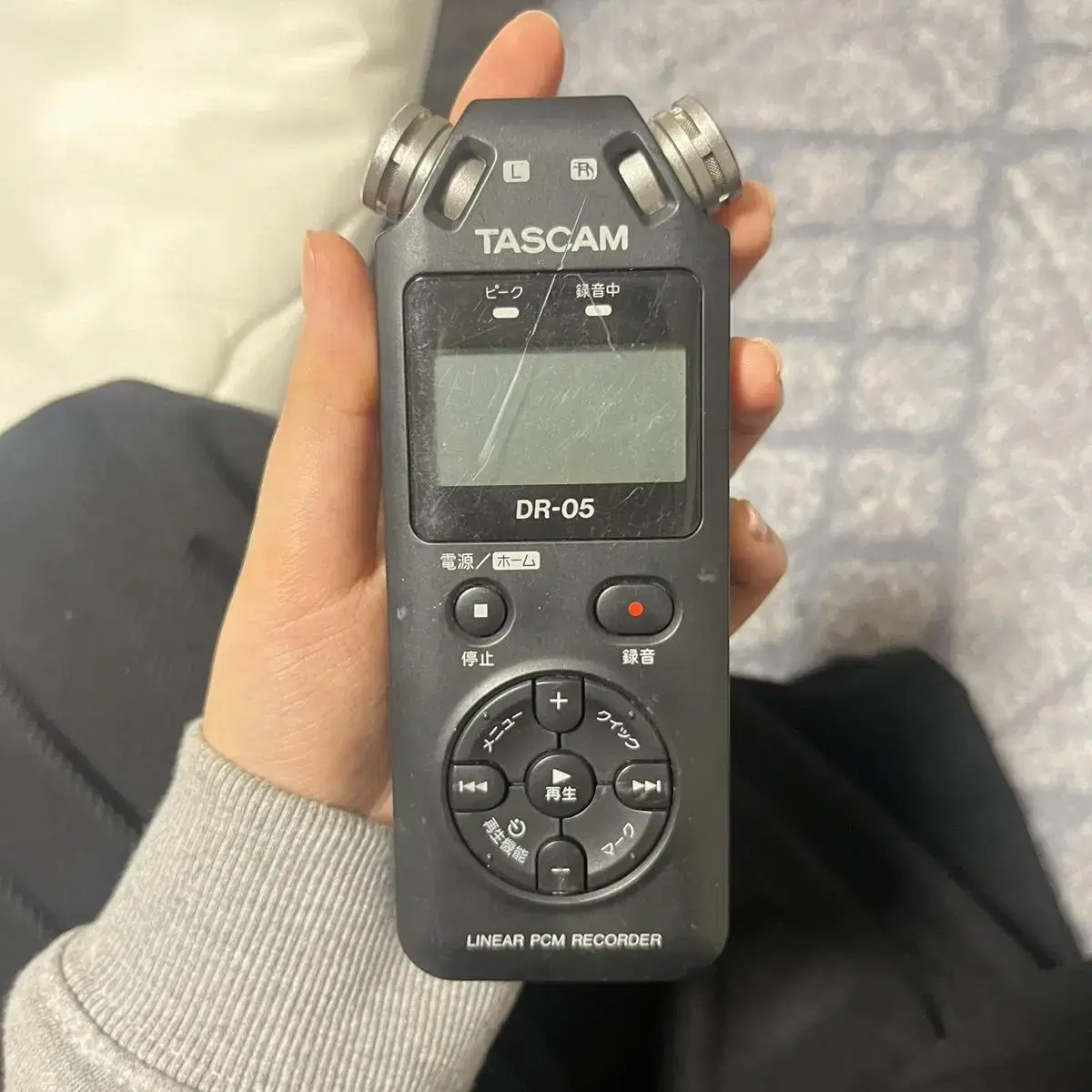 타스캠 tascam dr-40 dr-07 dr-05 녹음기