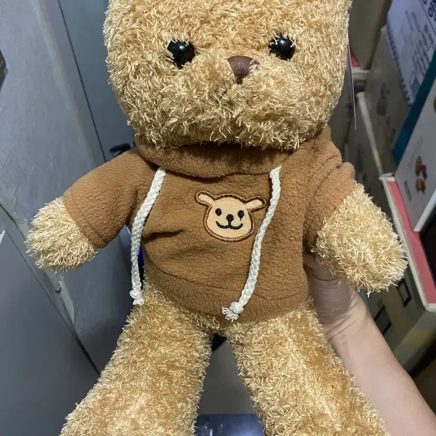 새상품) 뽀글이 테디베어 인형 40cm 급처