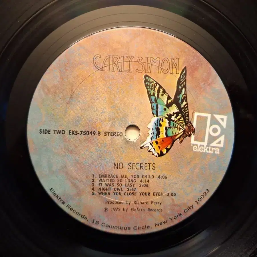 미국원반/Carly Simon - No Secrets LP