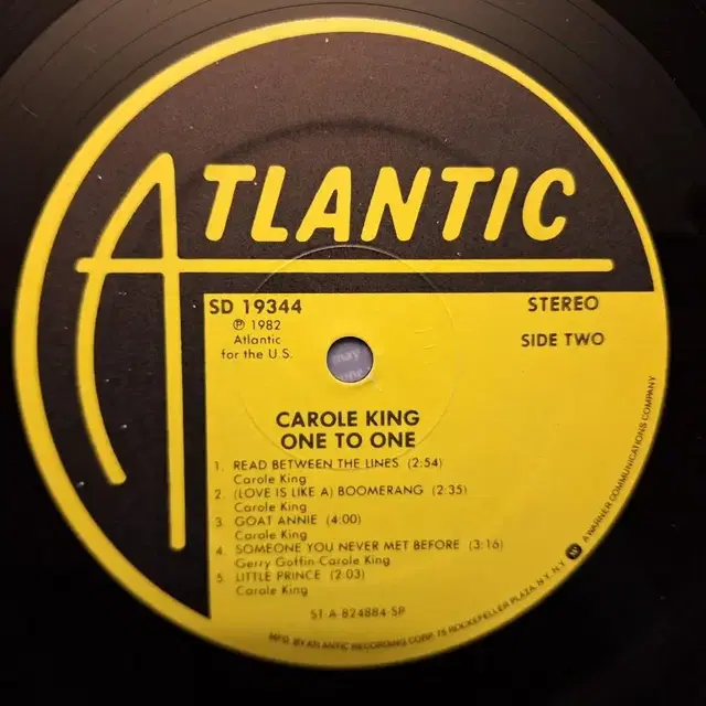 미국원반/Carole King - One to One LP