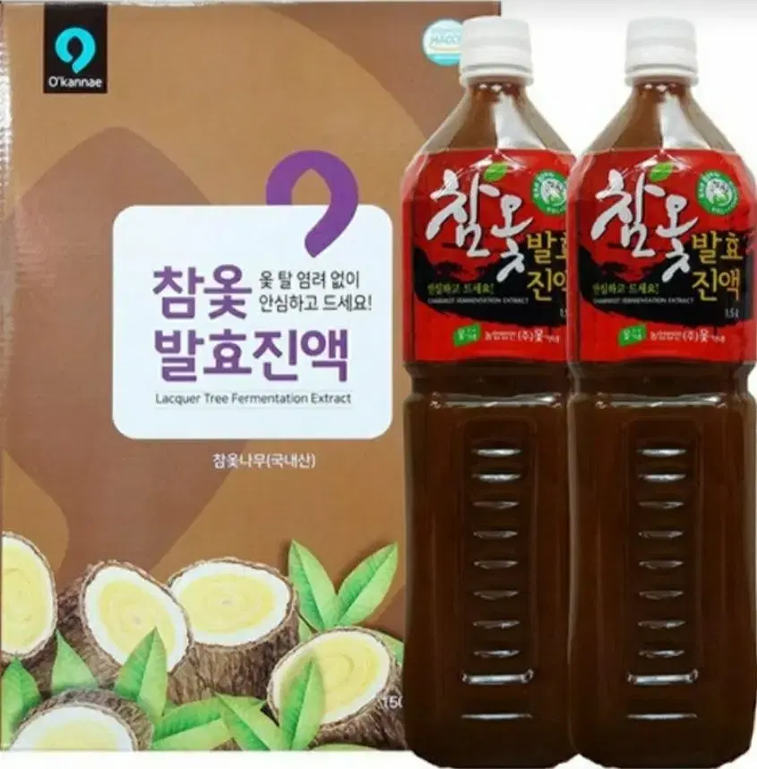 참옻 발효진액 1500ml 2병  무료배송