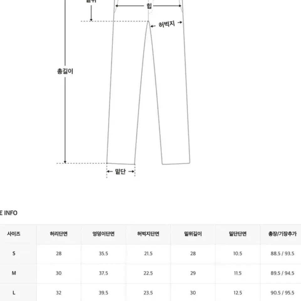 히니크 155cm 잘록핏 스키니 8부 팬츠-중청