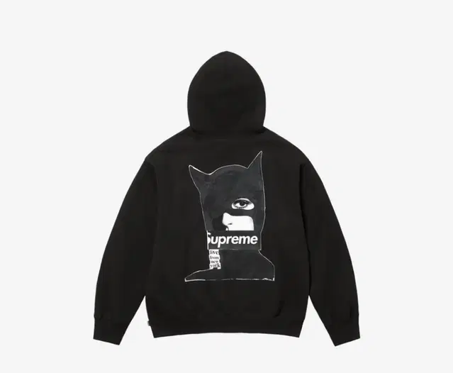 supreme 슈프림 캣우먼 후드티 블랙