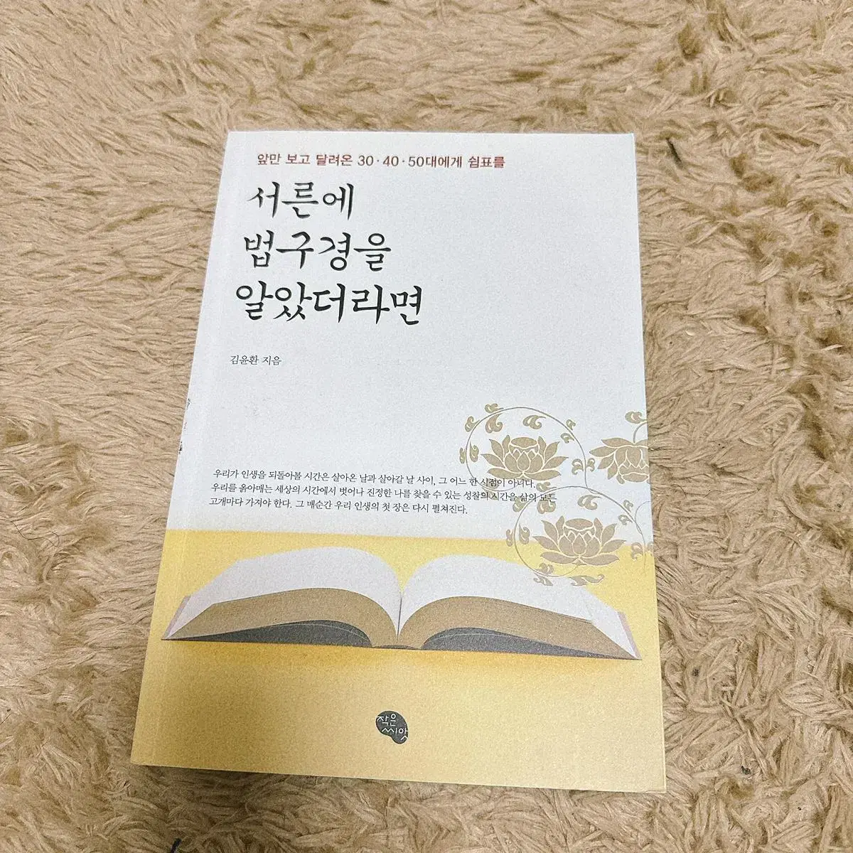 서른에 법구경을 알았다면