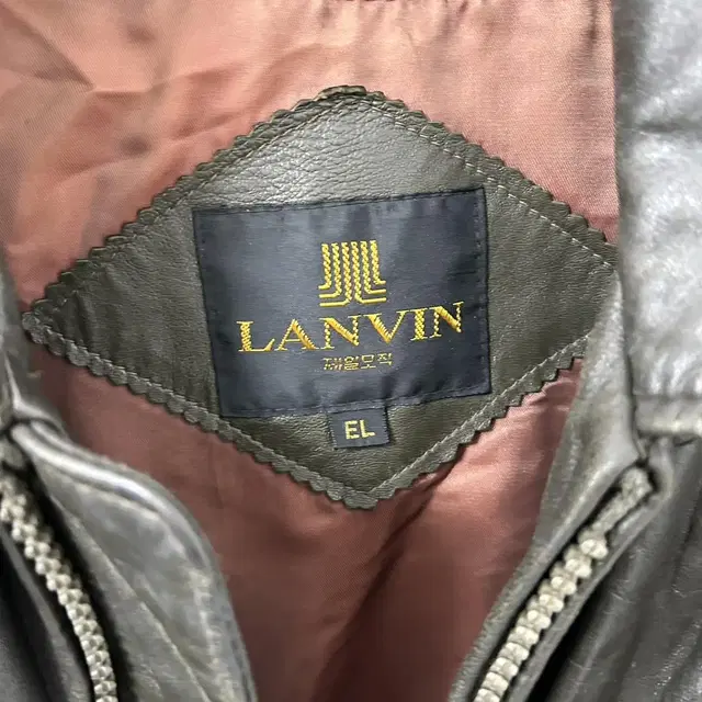 Lanvin 90s 양가죽 하이넥 테크니컬 봄버 자켓