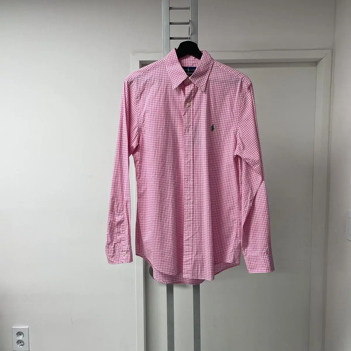 Polo Ralph Lauren Gingham check shirt pink M