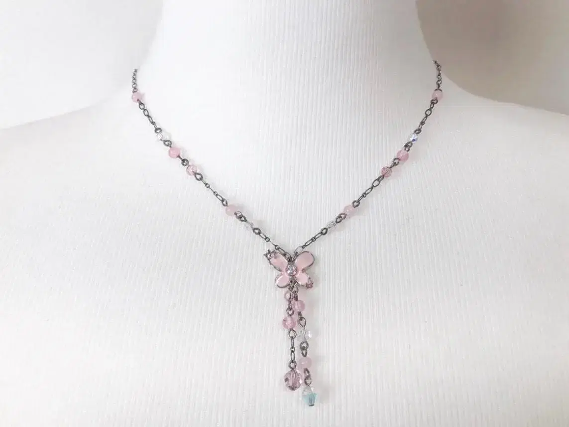 Vintage Annasui Butterfly Pantone Necklace