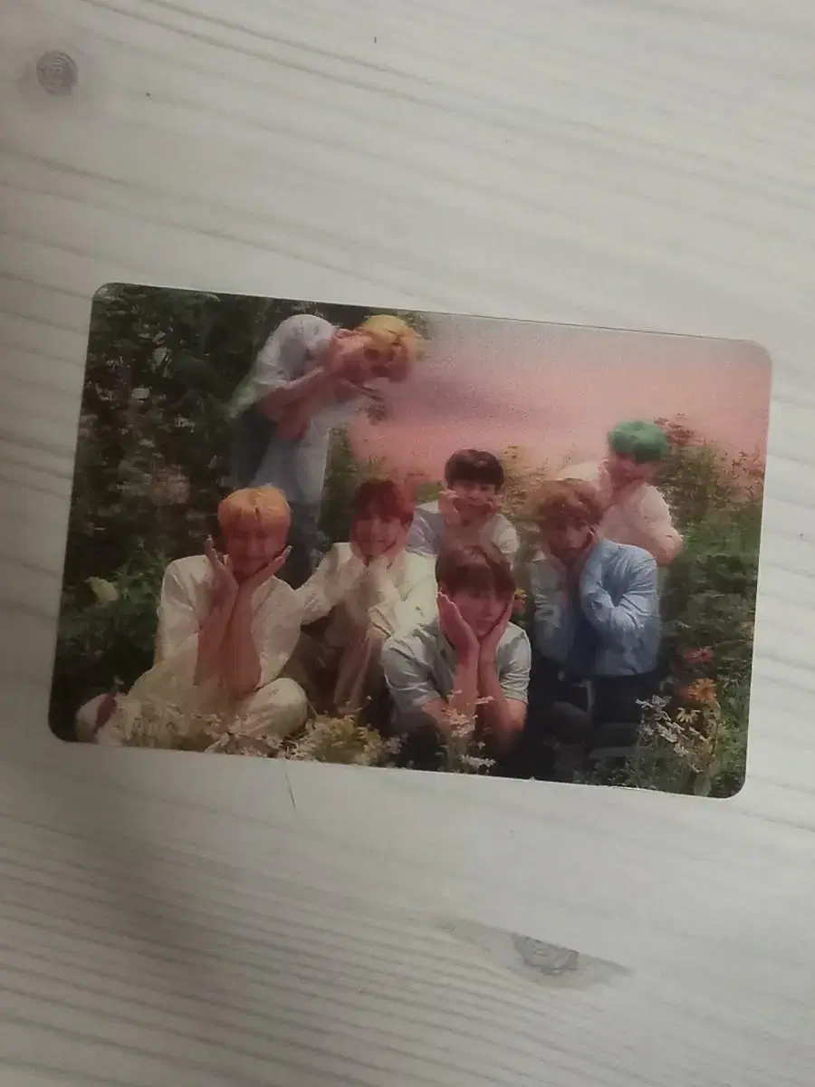 Bangtan authorization special photocard