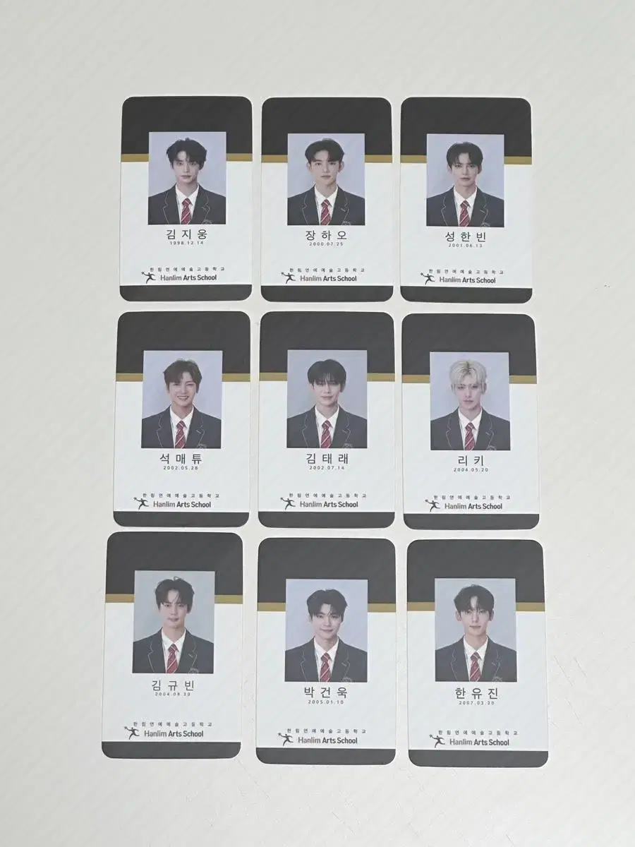 ZB1 zerobaseone Student ID unofficial goods Photocard