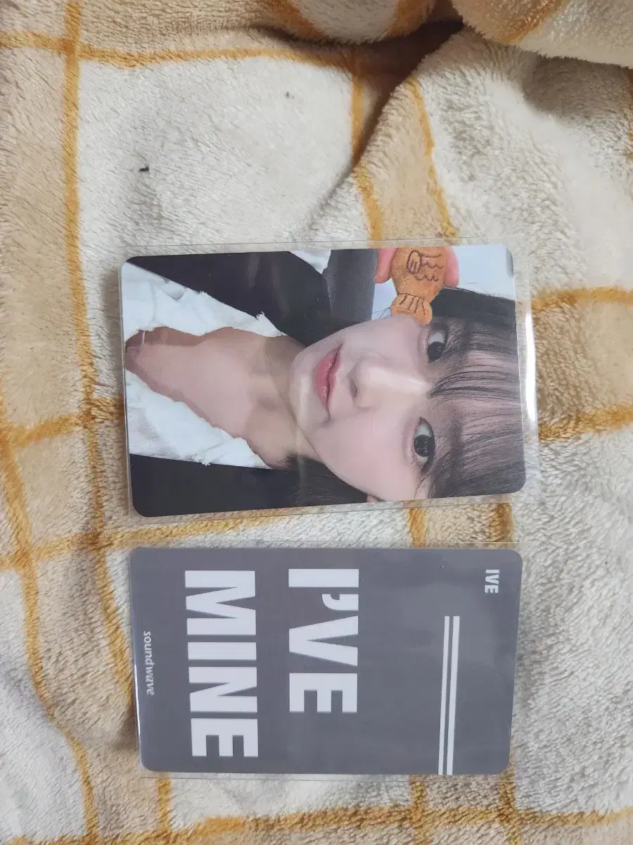 Ive Mine album unreleased photocard soundwave Tertiary Snacks