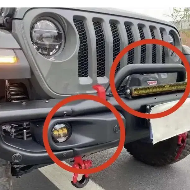 Jeep 랭글러 JL  순정그릴 3피스 튜닝파츠