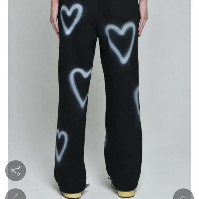 미드나잇무브 2 heart pants black