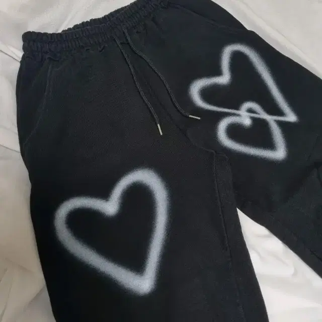 미드나잇무브 2 heart pants black