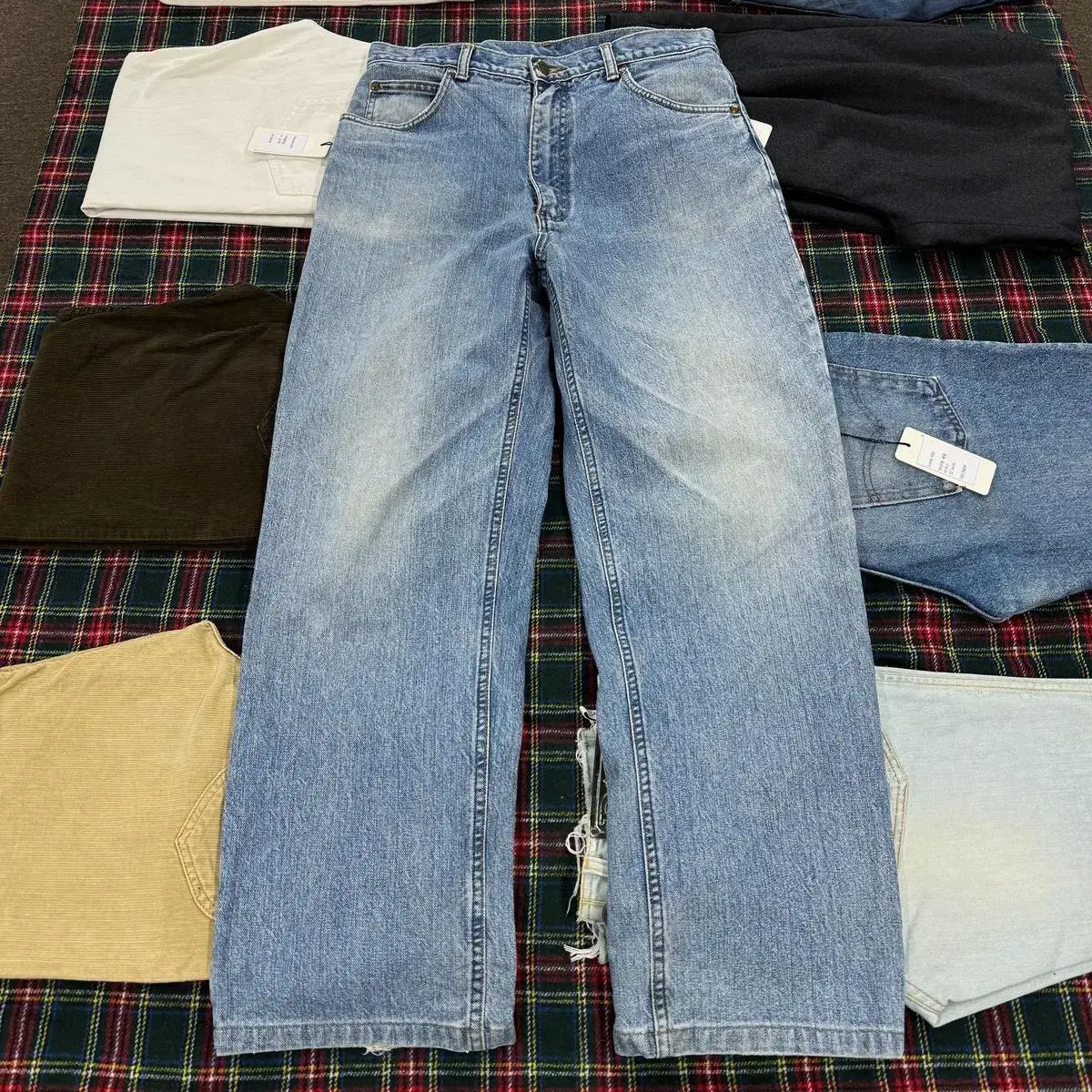 [32] 90s Lee Riders Medium Blue Denim