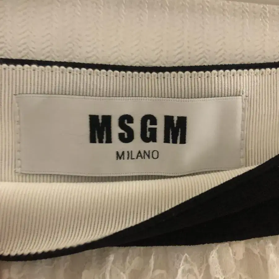 MSGM 플리츠스커트