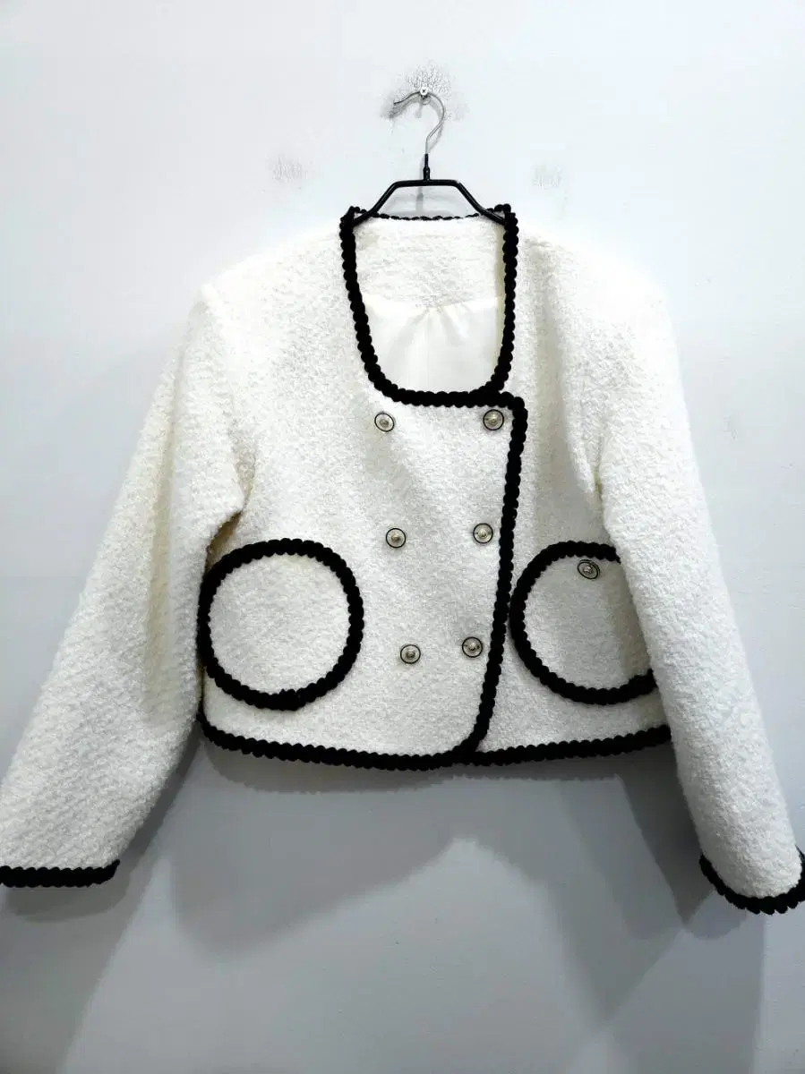 Leathersmocking Double Standard Ivory Tweed Jacket