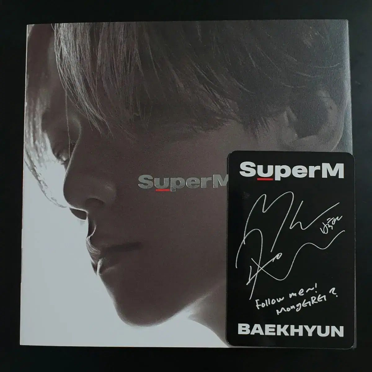 슈퍼엠 쟈핑 백현 앨범 + 포카 Baekhyun SuperM 미니1집