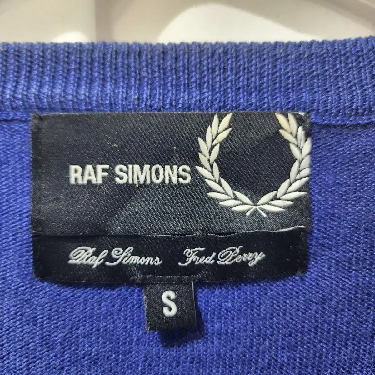 라프시몬스 RafSimons 가디건 프레드페리