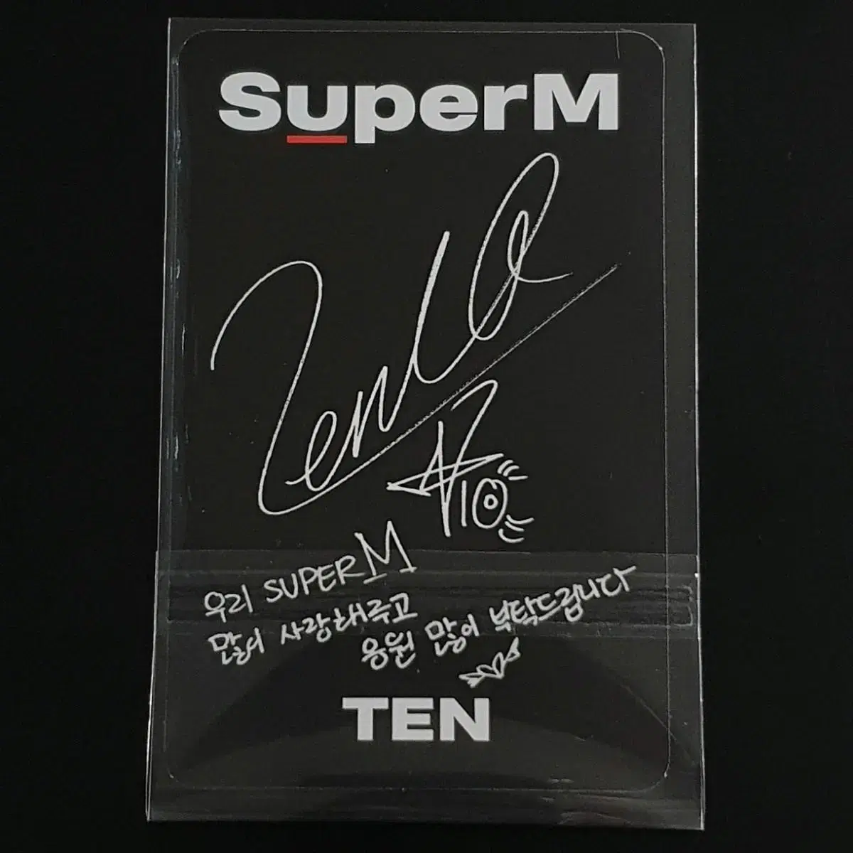 슈퍼엠 쟈핑 텐 포카 Ten Photocard SuperM NCT 엔시티