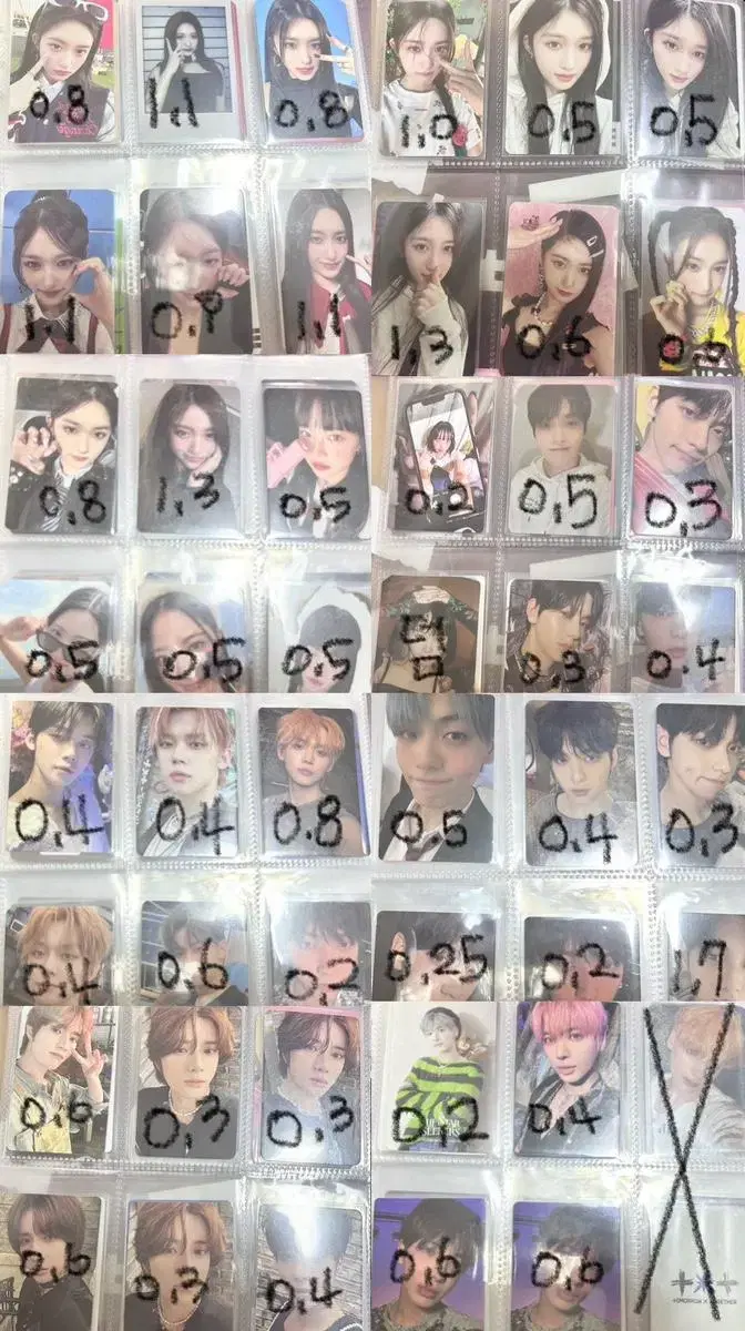 ive leeseo txt yeonjun soobin le sserafim eunchae chaewon sell photocards